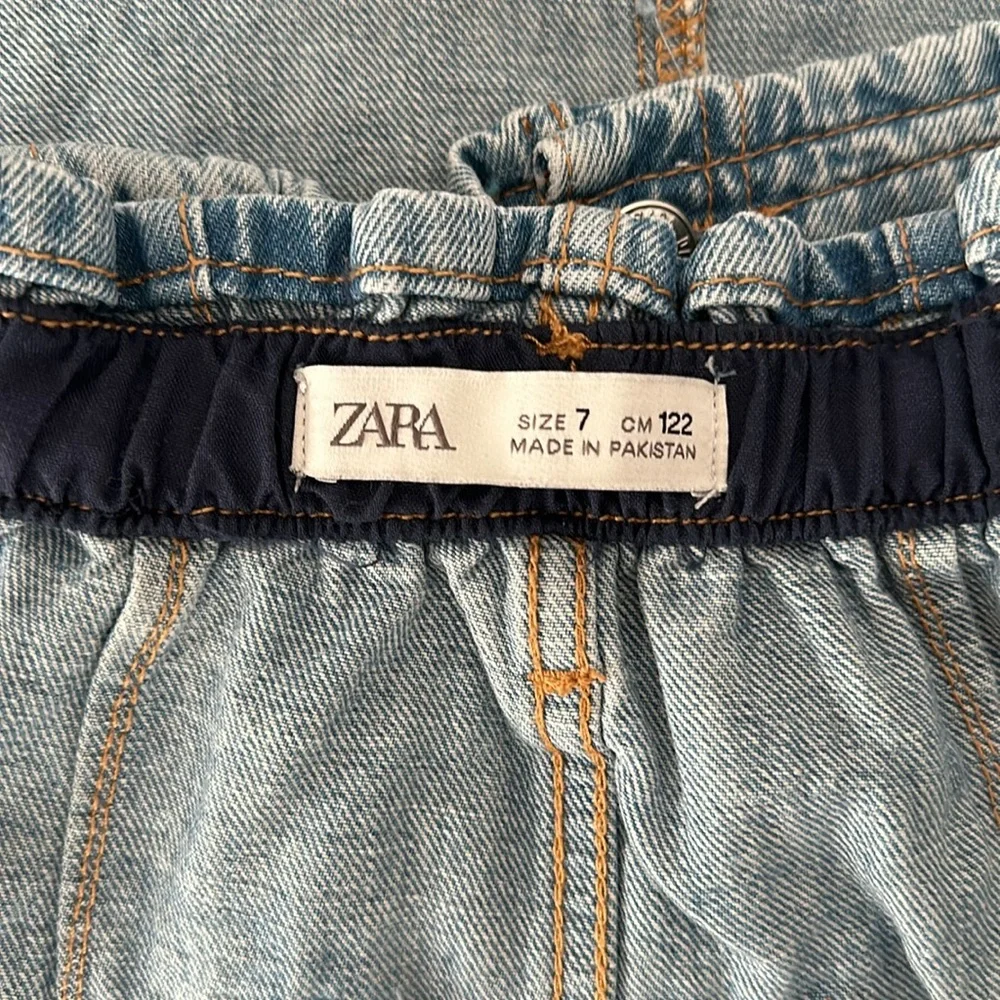 Zara Girls Denim Jean Skirt Size 7
